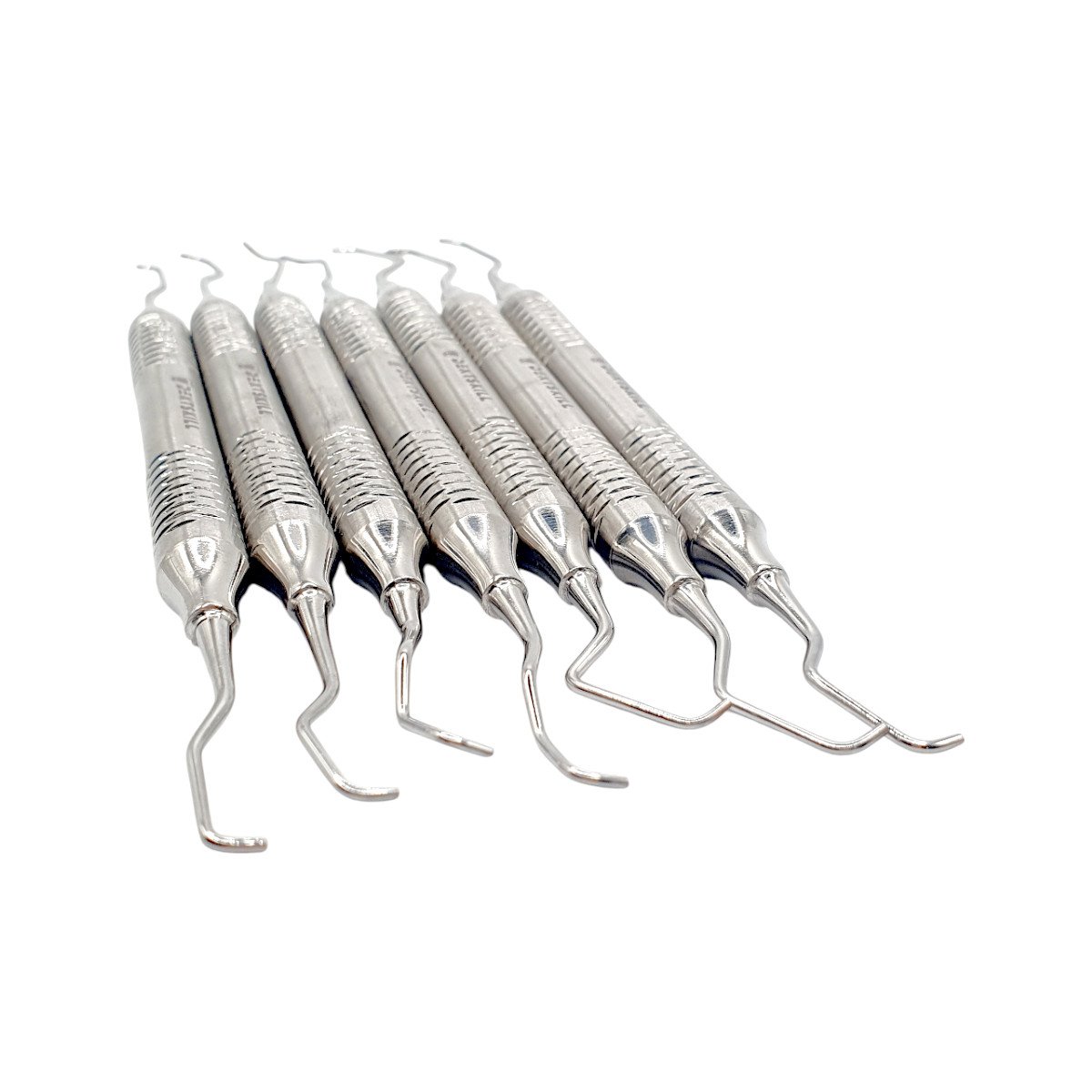 set-7-chiurete-gracey-parodontale-inox3 Set 7 Chiurete Parodontale Gracey Standard (pentru Toate Suprafețele) - imagine 2