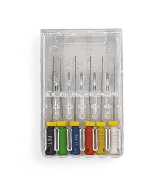 Ace K-File oțel inoxidabil 25mm asortiment ISO 15-40, pentru endodonție