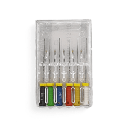 Ace K-File oțel inoxidabil 25mm asortiment ISO 15-40, pentru endodonție
