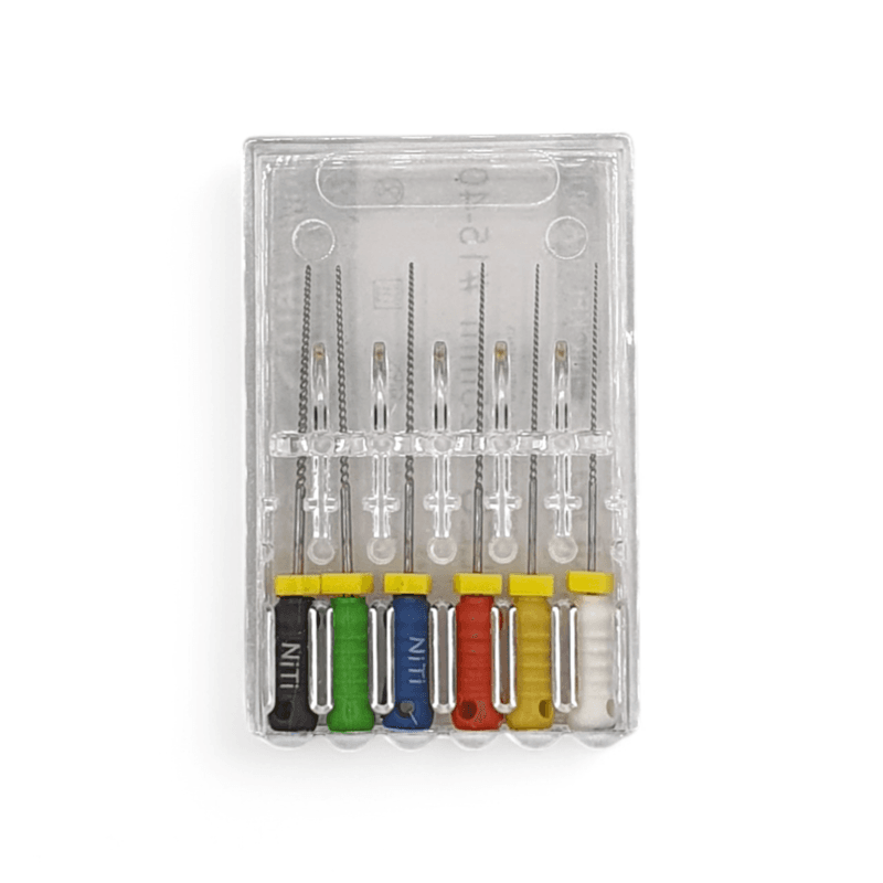 Ace K-File oțel inoxidabil 25mm asortiment ISO 15-40, pentru endodonție