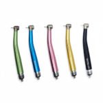 Turbine profesionale DENTSKILL din otel inoxidabil de culori diferite: verde, albastru, roz, galben, negru.