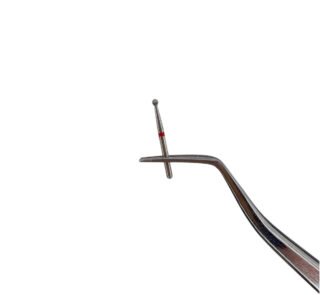 NERVESKILL 80 Freză diamantată BR40F globulară, ISO 001/015, granulație fină (roșu)