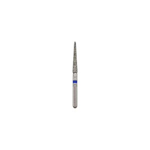 Freză diamantată TC11 conică vârf ascuțit, ISO 166/016, medie (albastru)