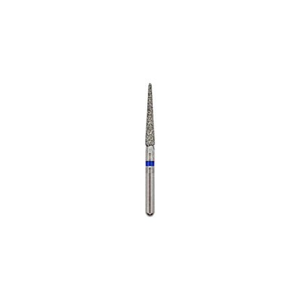 Freză diamantată TC11 conică vârf ascuțit, ISO 166/016, medie (albastru)