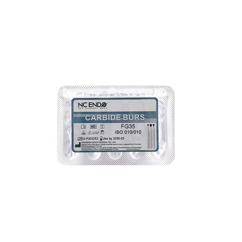 Freză carbid FG35 con invers, ISO 010/010, pentru turbină