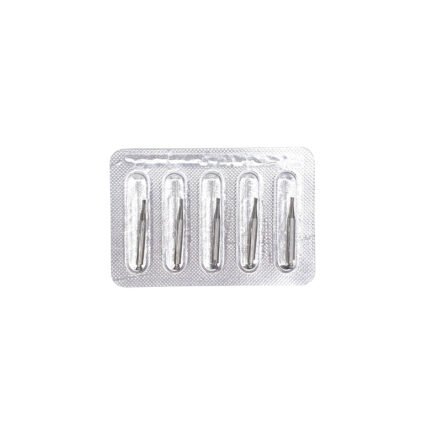 Freză carbid RA35 con invers, ISO 010/010, pentru contraunghi - set 5 freze