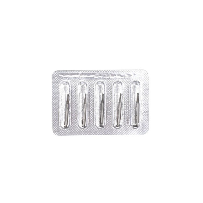 Freză carbid RA35 con invers, ISO 010/010, pentru contraunghi - set 5 freze