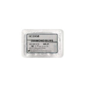 Freză diamantată BR31 globulară, ISO 001/018, granulație medie (albastru)