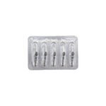 Freză diamantată FO25 flacără, ISO 257/028, medie (albastru) - set 5 freze