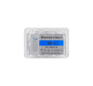 Freză diamantată RS21 umăr rotunjit, ISO 545/019, medie (albastru)