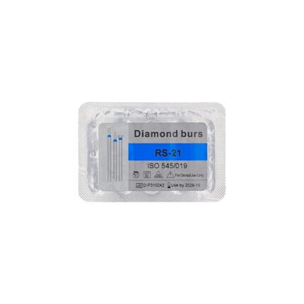 Freză diamantată RS21 umăr rotunjit, ISO 545/019, medie (albastru)