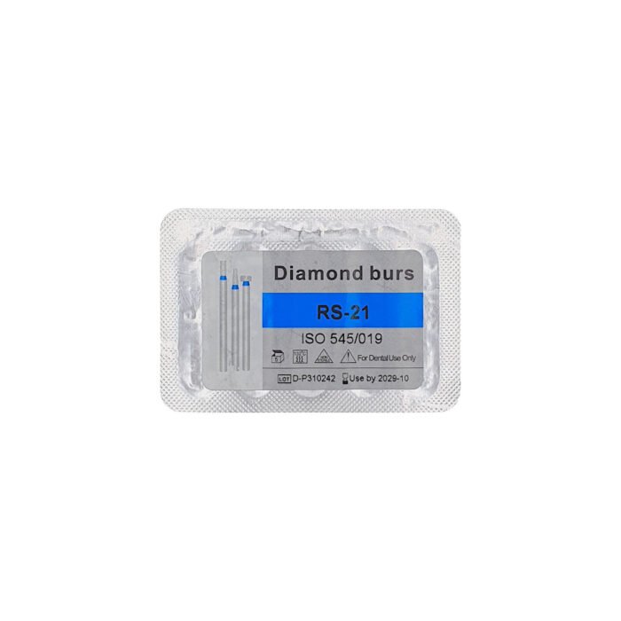 Freză diamantată RS21 umăr rotunjit, ISO 545/019, medie (albastru)
