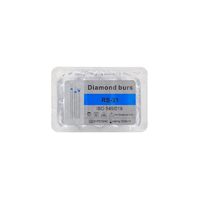 Freză diamantată RS21 umăr rotunjit, ISO 545/019, medie (albastru)