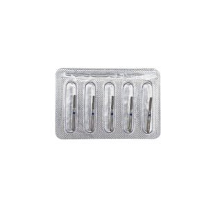 NERVESKILL 84 Freză diamantată SF12 cilindrică cap plat, ISO 111/014, medie (albastru) - set 5 freze