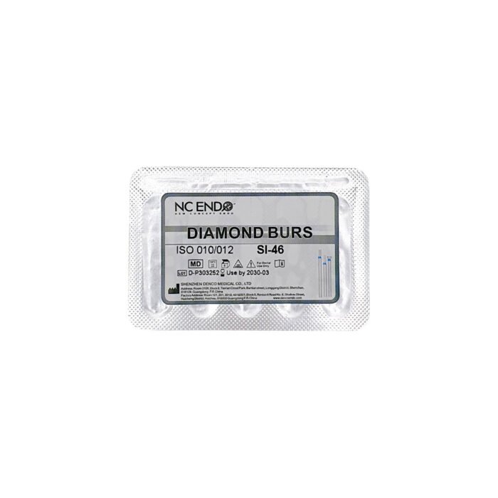 Freză diamantată SI46 con invers, ISO 010/012, medie (albastru)