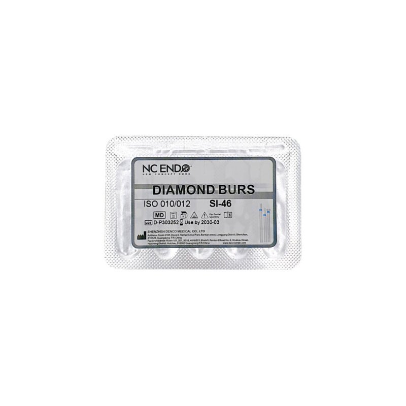 Freză diamantată SI46 con invers, ISO 010/012, medie (albastru)