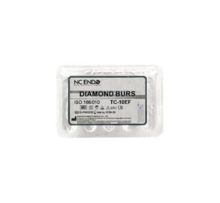 NERVESKILL 83 Freză diamantată TC10EF conică, ISO 166/010, extra-fină (galben) - set 5 freze