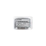 Set 5 Freze diamantate TC11 conică vârf ascuțit, ISO 166/016, medie (albastru)