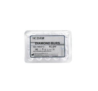 NERVESKILL 81 Freză diamantată TC21F conică vârf ascuțit, ISO 165/013, fină (roșu)