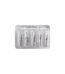 Freză diamantată TC21F conică vârf ascuțit, ISO 165/013, fină (roșu) - set 5 freze
