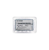 Freză diamantată TR11 conică vârf rotunjit, ISO 199/015, medie (albastru)
