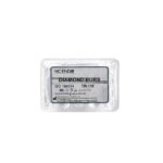 Set 5 Freze diamantate TR11F conică vârf rotunjit, ISO 199/014, fină (roșu)