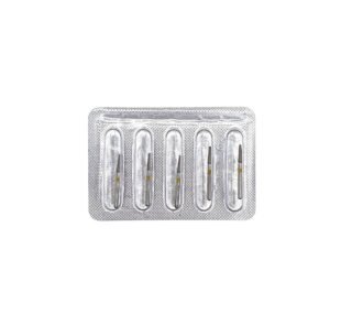 NERVESKILL 79 Freză diamantată TR21EF conică vârf rotunjit, ISO 197/014, extra-fină (galben) - set 5 freze