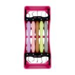 Set roz 5 spatule ergonomice pentru modelarea compozitului dentar, alternative LM-Arte, ideale pentru restaurări estetice în stomatologie