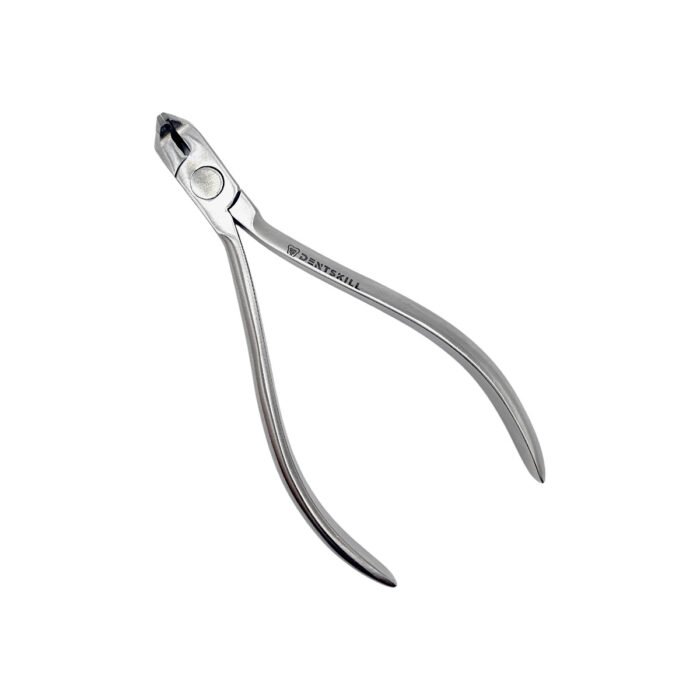 Cleste ortodontic cutter distal cu insertii de carcura de tungsten la varf