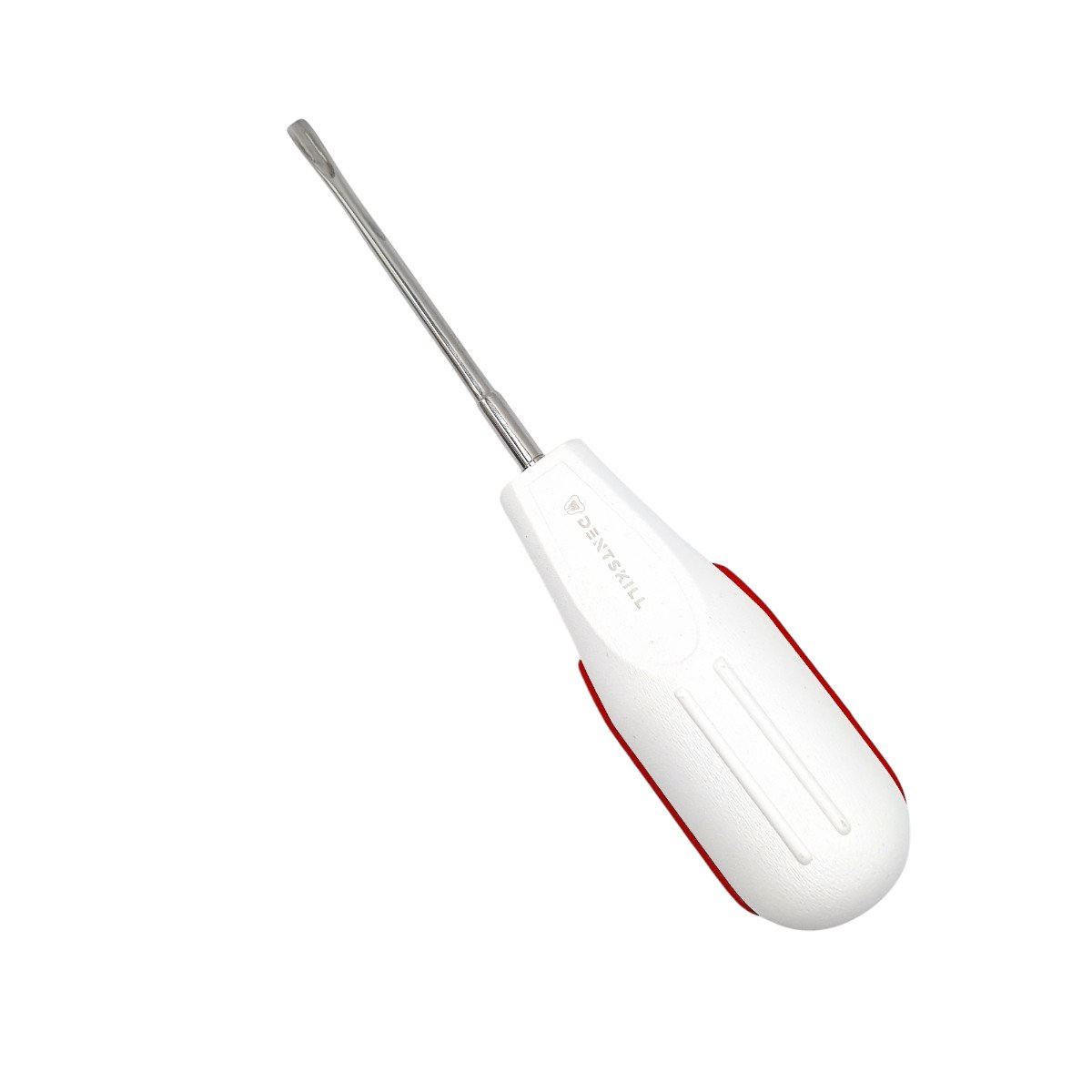 elevator-luxator-f25-2.5mm-maner plastic1 Elevator/luxator F25 cu maner ergonomic pentru extractii atraumatice.