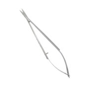 Foarfecă de micro-chirurgie Castroviejo, dreaptă, cu vârfuri ascuțite.