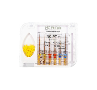 Sistem de ace rotative NC ENDO Protaper+ în trusă autoclavabilă.