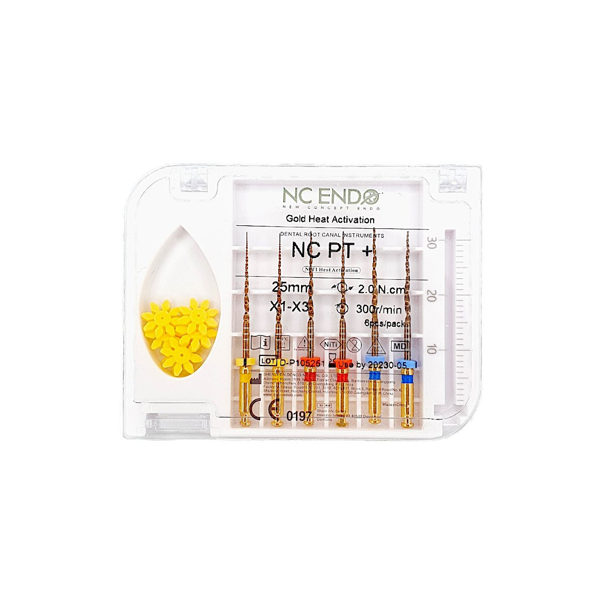 NERVESKILL 108 Sistem de ace rotative NC ENDO Protaper+ în trusă autoclavabilă.