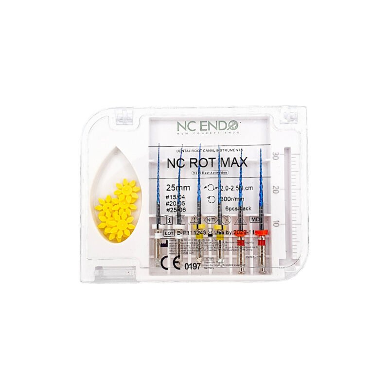 Sistem de ace rotative NC ENDO ROT MAX pentru endodonție minim invazivă.