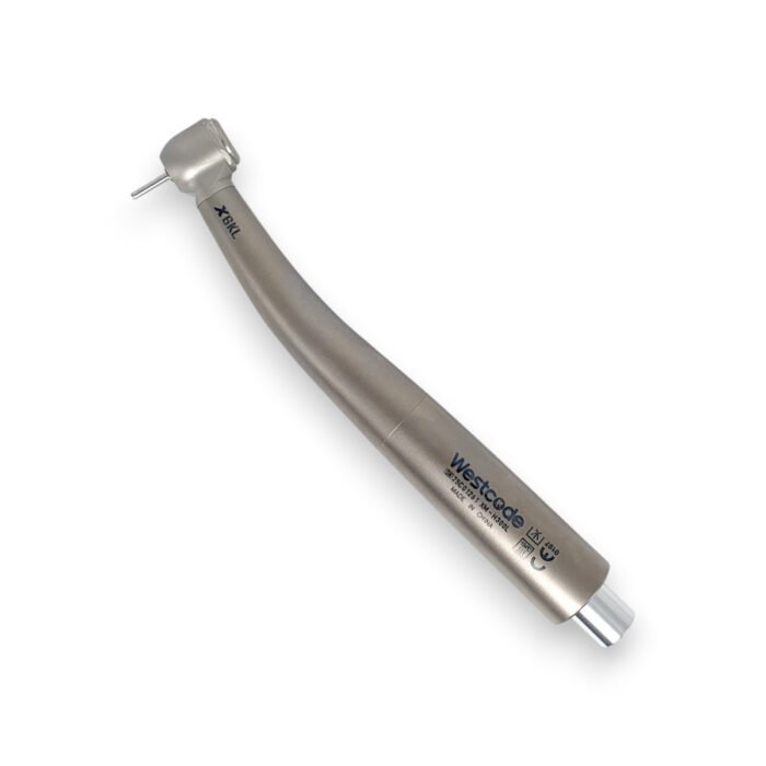Turbină dentară din titan Westcode X6KL, compatibilă KaVo MULTIflex, culoare Silver.