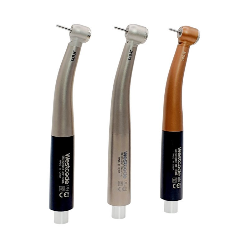 Turbină dentară din titan Westcode X6KL, compatibilă KaVo MULTIflex, culori disponibile - Silver, Copper, Black.
