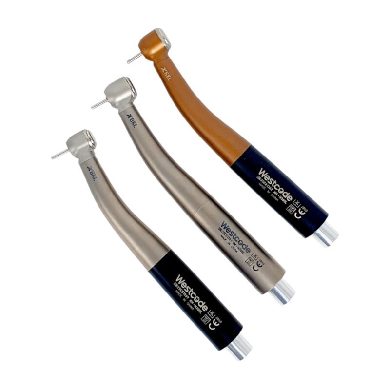 Turbină dentară din titan Westcode X6KL, compatibilă KaVo MULTIflex, culori disonibile - Silver, Copper, Black.