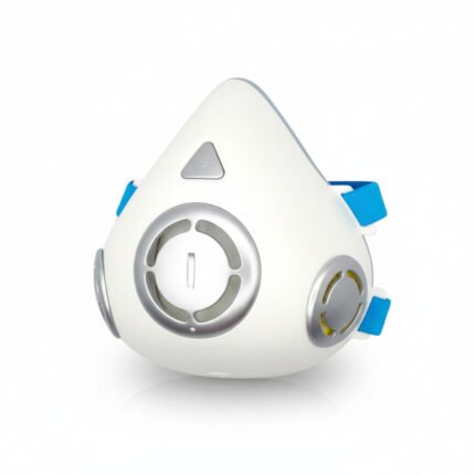 Mască electrică protecție aerosoli dentari și praf airflow.