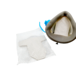 Kit complet mască electrică stomatologie cu 20 filtre rezervă.