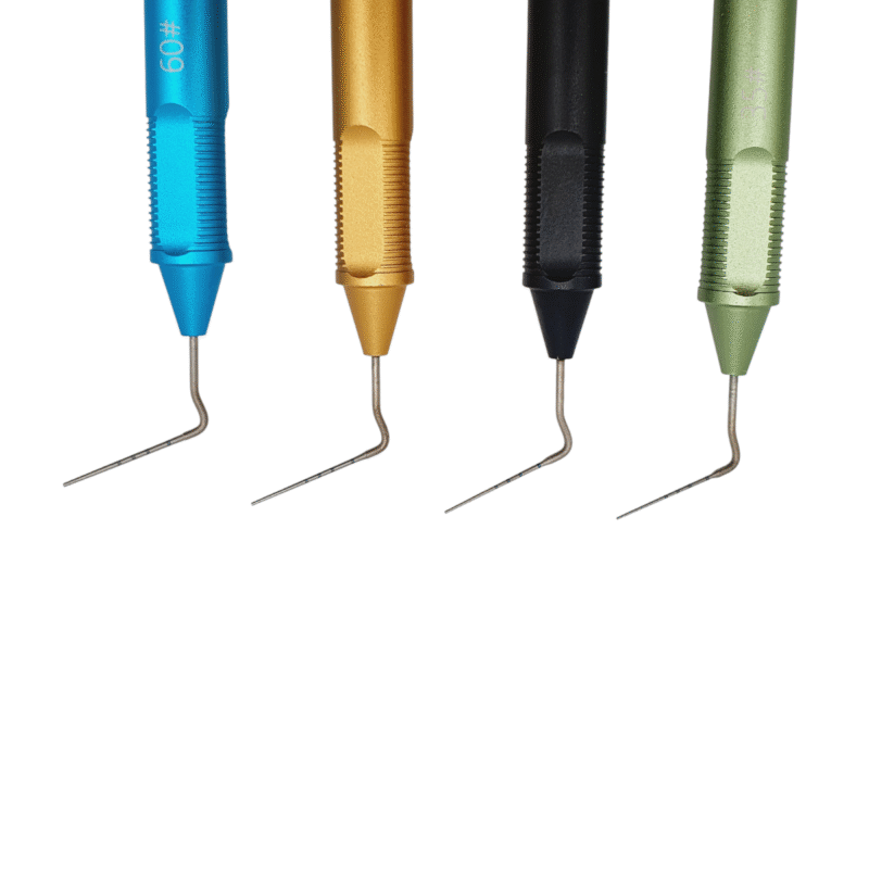 Vârfuri pluggere manuale Denco pentru obturație canal.