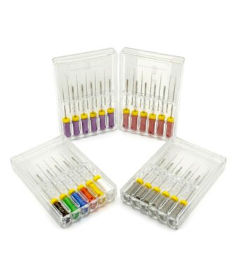 Ace canal manuale K-Files NC ENDO blister 6 bucăți, din otel inoxidabil sau NiTi.