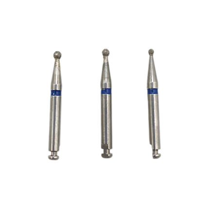 Freze diamantate globulare contraunghi set diverse marimi